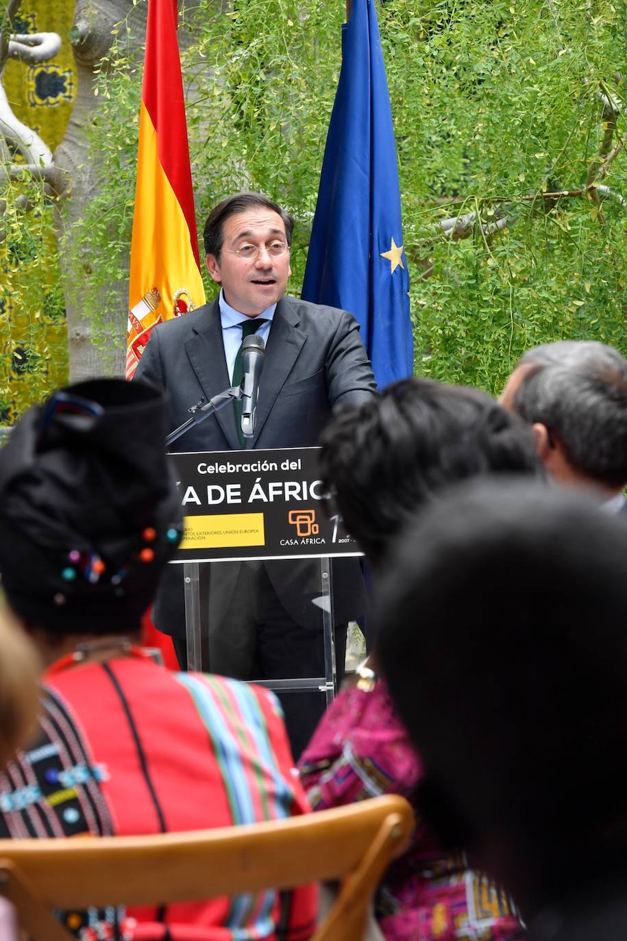 Fotos: Visita ministro Albares Casa África por motivo Día de Canarias