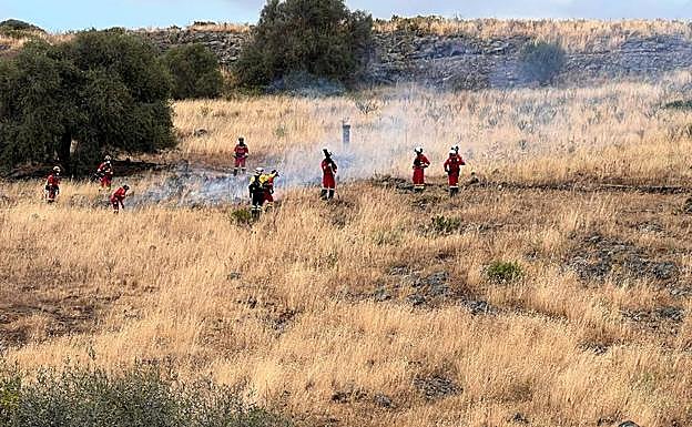 Simulacro en San José del Álamo. 