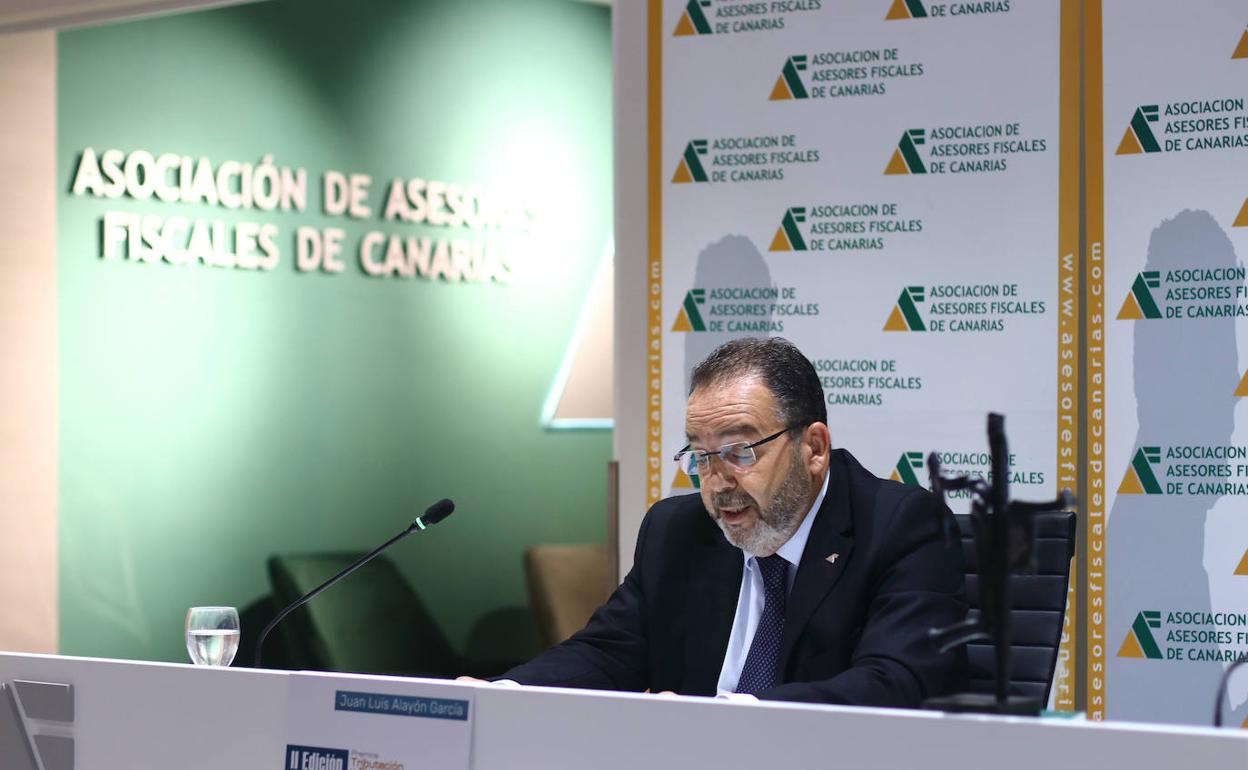 El presidente de la AAFC, Juan Luis Alayón. 