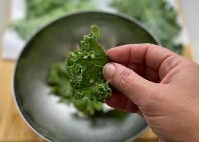 Imagen secundaria 1 - Lavado, secado y aderezo de las chips de kale