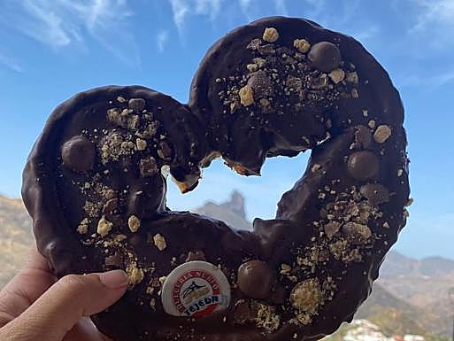 Una de las célebres palmeras. 