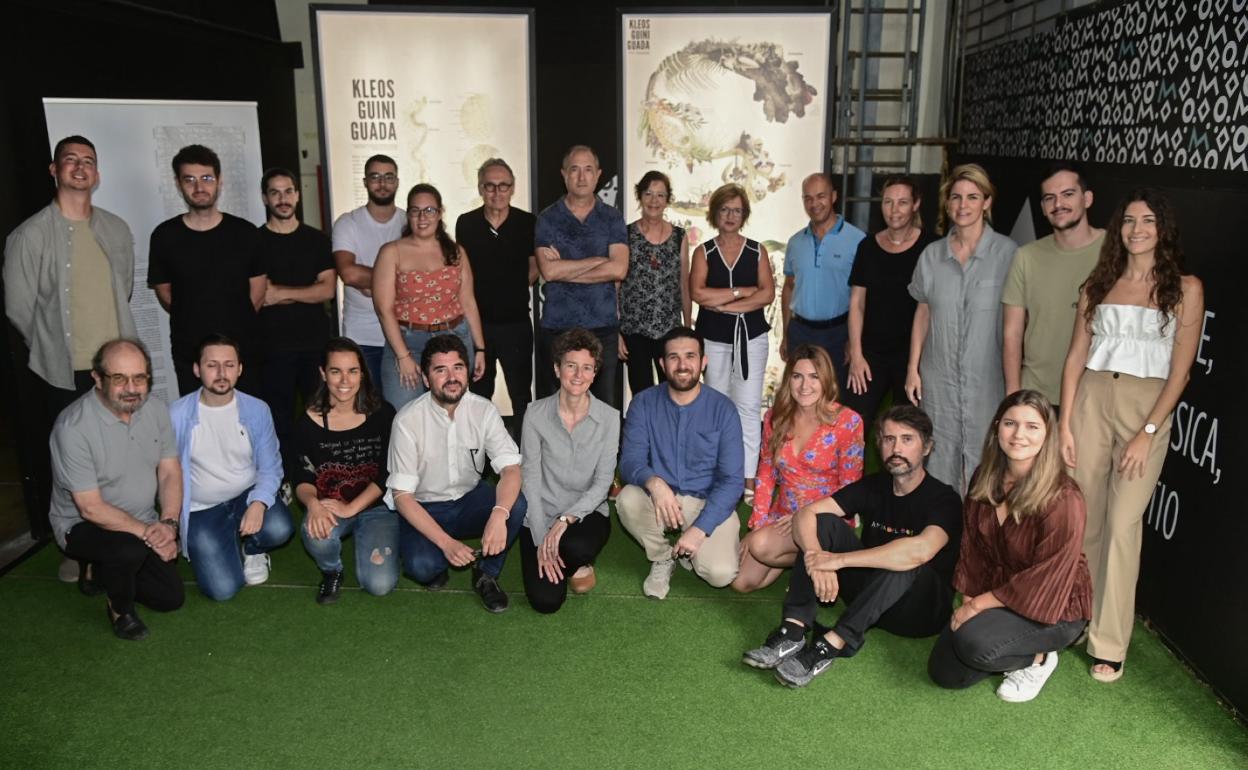 Un momento de la presentación de la aplicación, este jueves en Miller. 