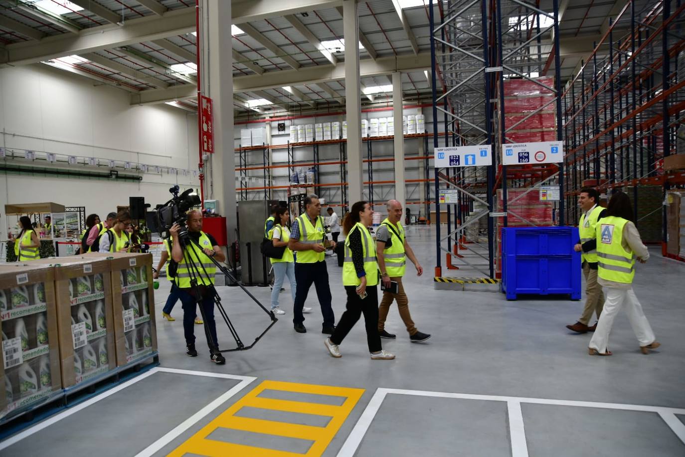 Centro logístico de Aldi en el polígono de Arinaga.