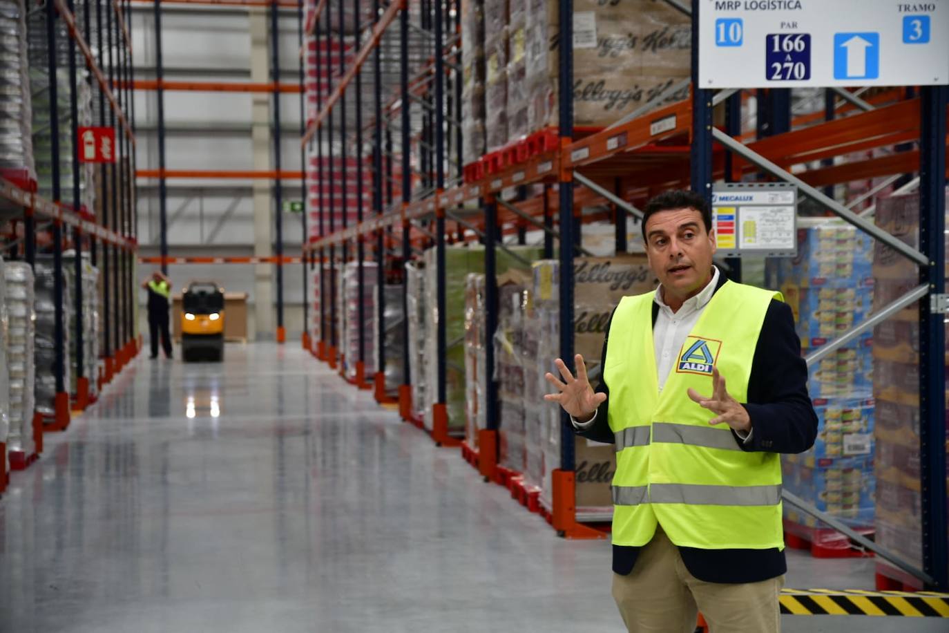 Centro logístico de Aldi en el polígono de Arinaga.