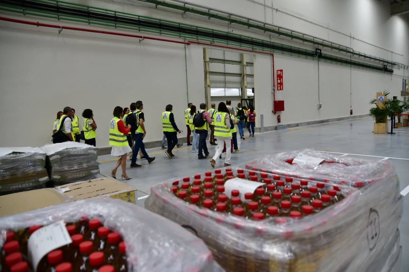 Centro logístico de Aldi en el polígono de Arinaga.