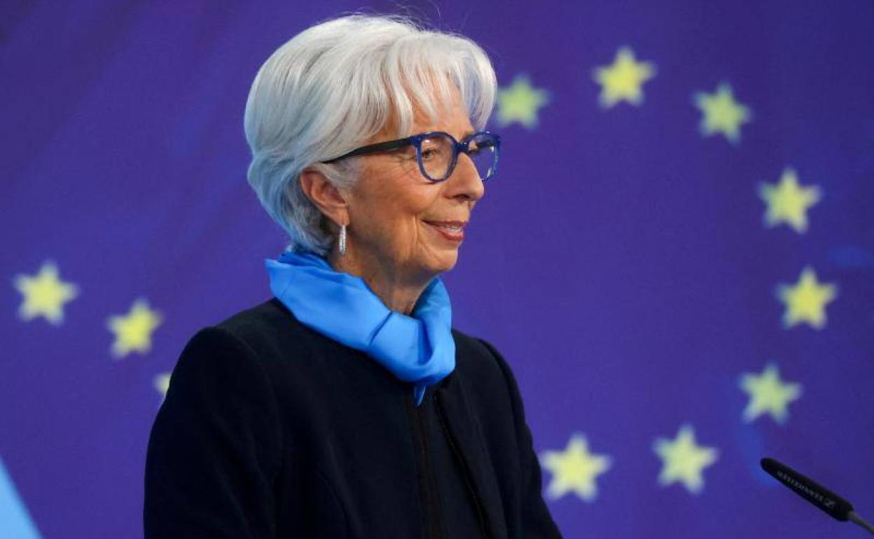 La presidenta del BCE, Christine Lagarde. 