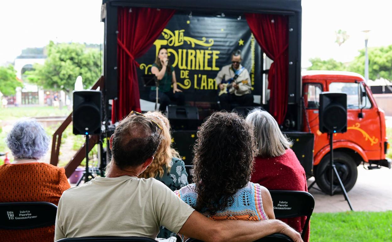 Una de las actuacioens del proyecto en la capital grancanaria. 