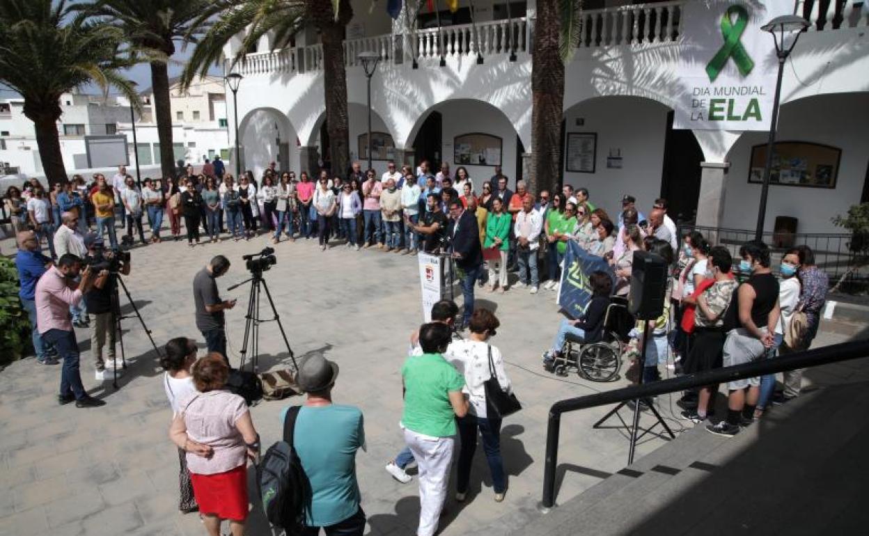 Momento del acto de este martes. 