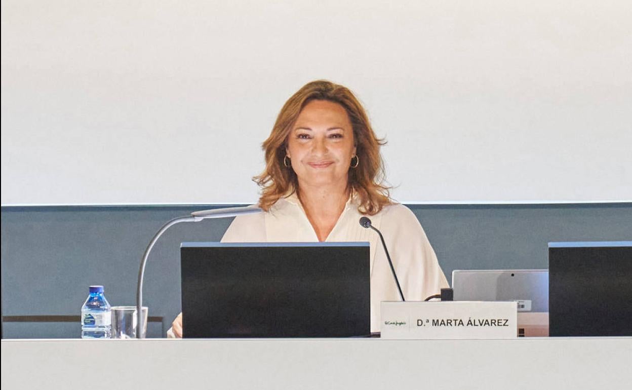 La presidenta de El Corte Inglés, Marta Álvarez. 