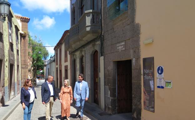 El Museo Néstor es uno de los edificios históricos del casco de Guía cuya fachada será rehabilitada. 