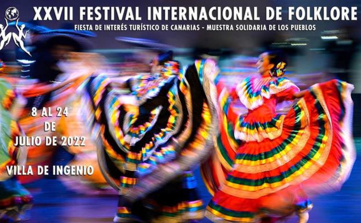 Cartel de esta edición del Festival Internacional de Folclore. 