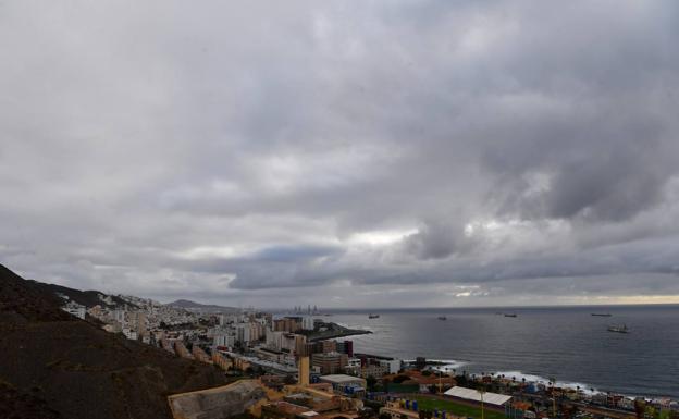 Cielos nubosos este jueves en la isla de Gran Canaria. 