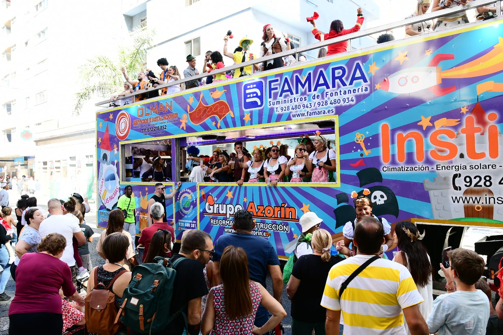 Fotos: El carnaval volvió a las calles de la capital