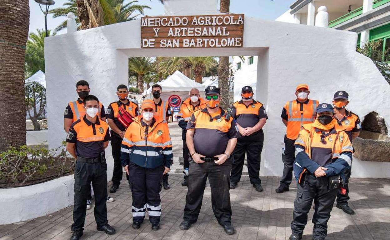 Protección Civil de San Bartolomé. 