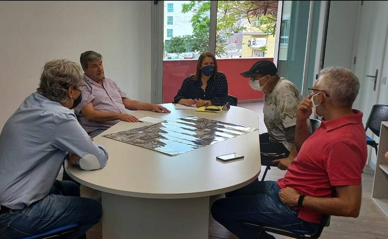 Reunión en la que fue presentado el anteproyecto este jueves. 