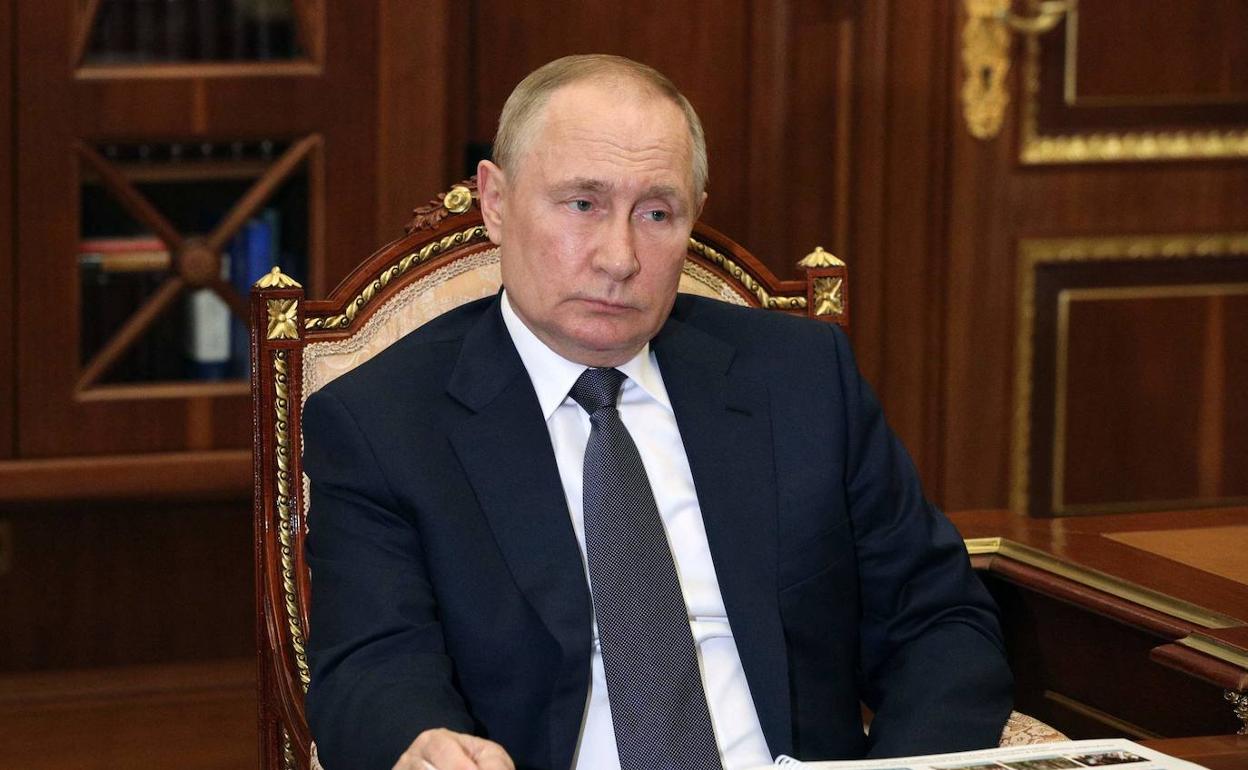Putin, en una reunión este lunes con el gobernador de Moscú