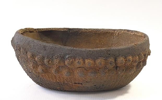 La pieza presentaba varias grietas longitudinales. 