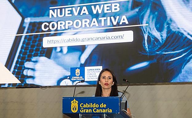 Margarita González, consejera de Función Pública del Cabildo. 