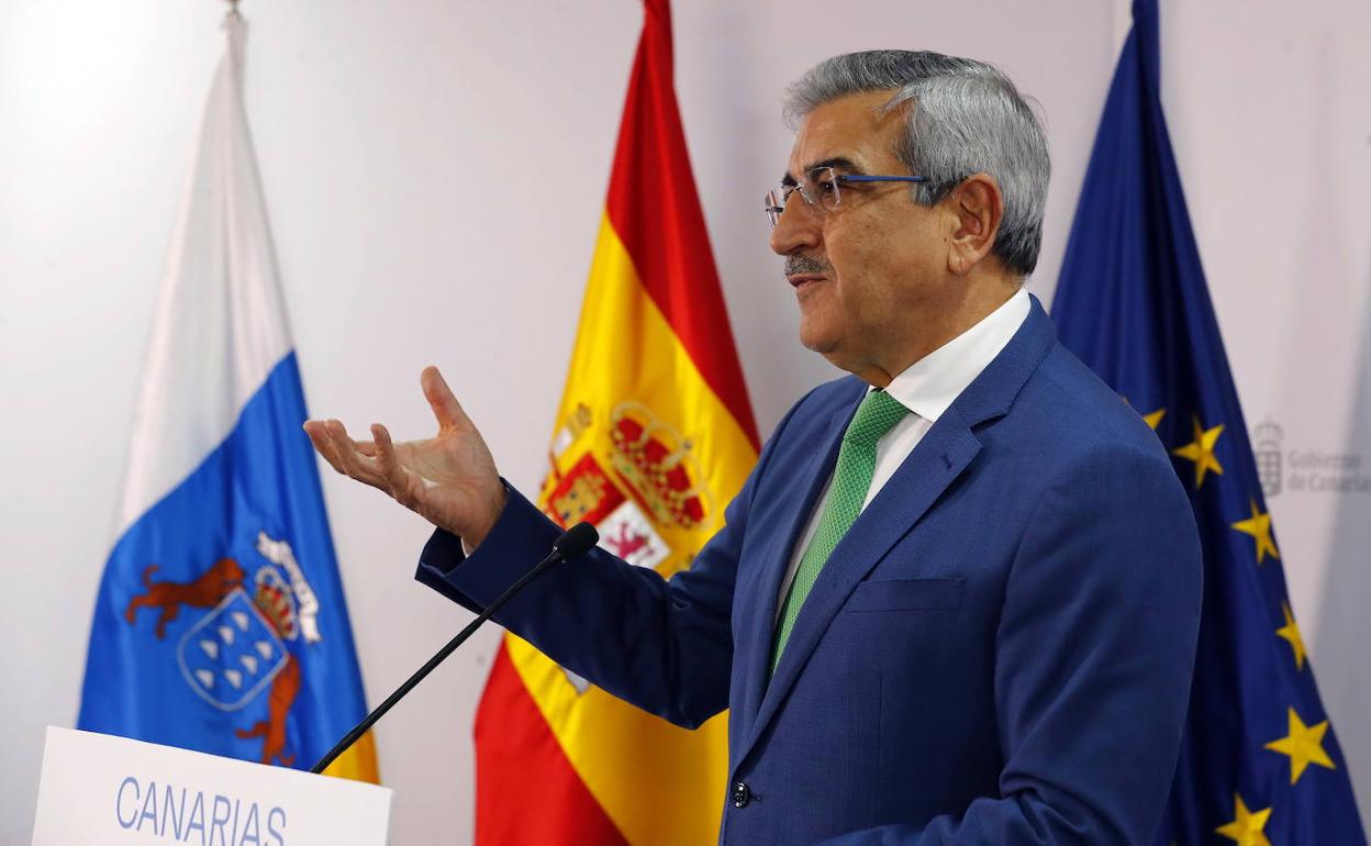 Román Rodríguez, consejero de Hacienda del Gobierno de Canarias. 