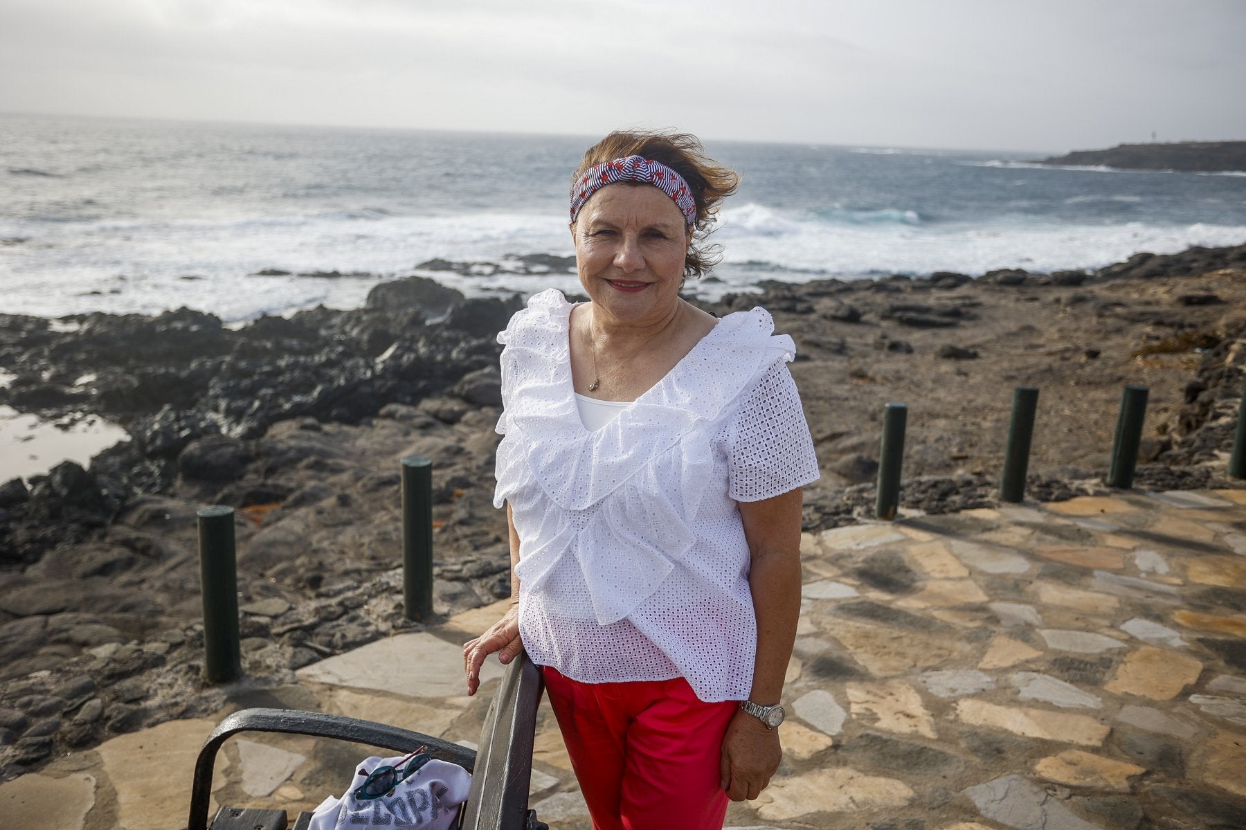 Turcón apuesta por la igualdadConsuelo Jorges, presidenta de Turcón, posa en La Garita. 