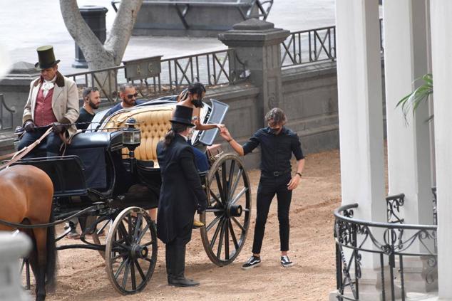 Fotos: El rodaje de &#039;Zorro&#039; llega al Gabinete Literario