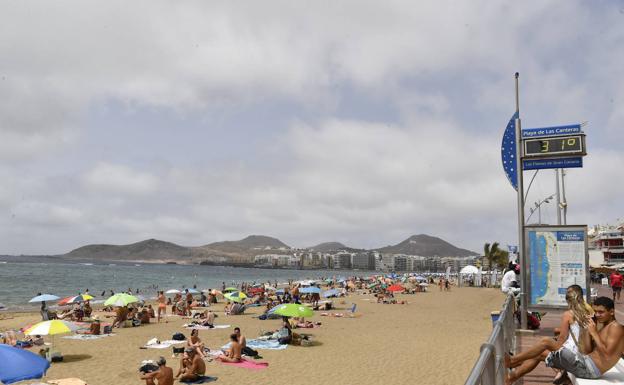 Canarias vivió su tercer julio más cálido desde 1961