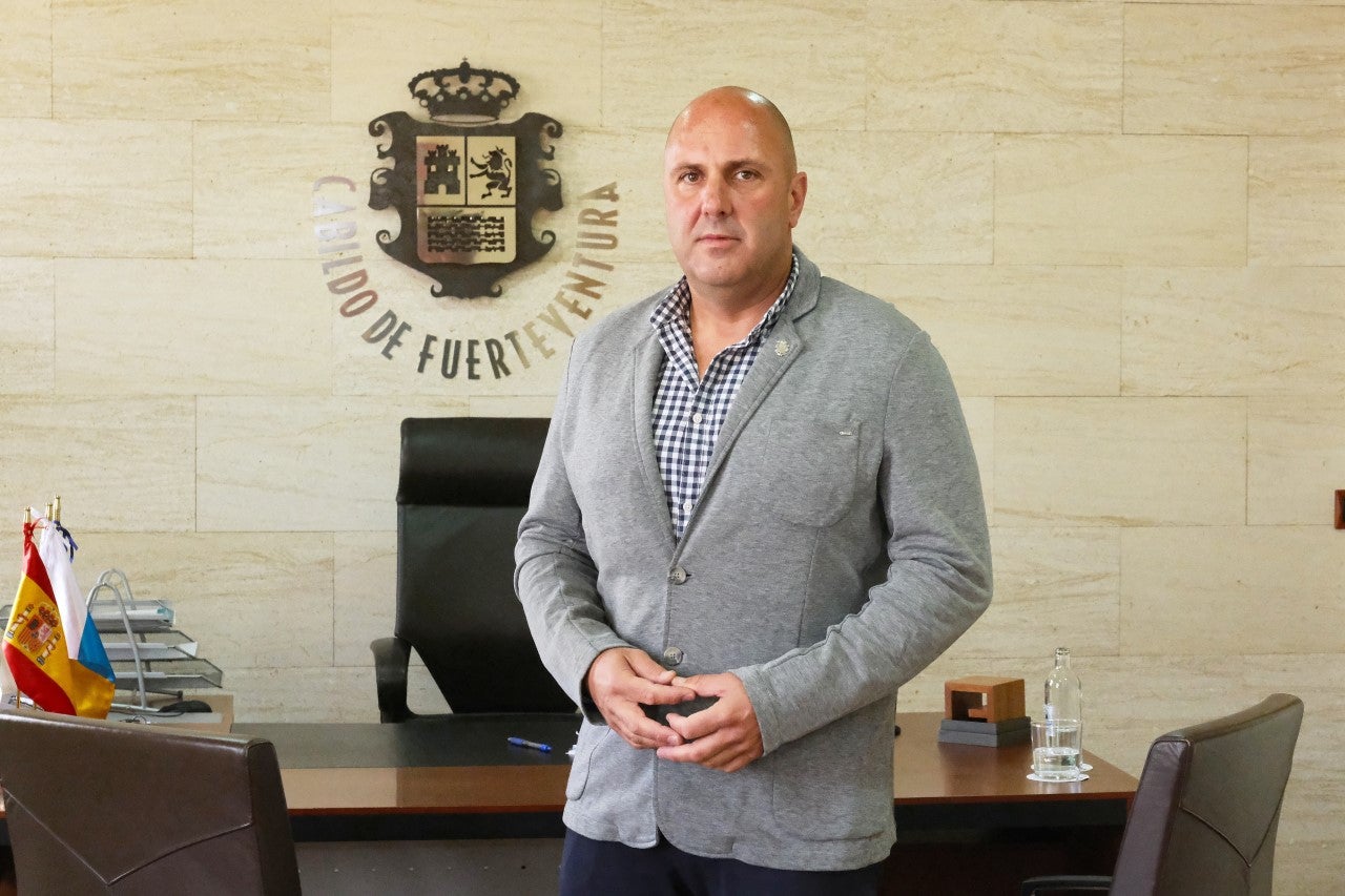 Sergio Lloret, presidente insular. 