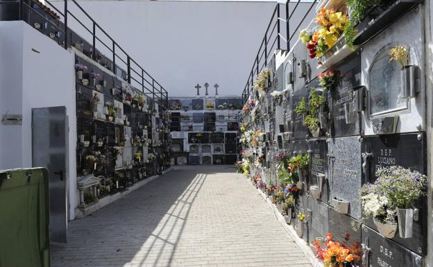 Nichos en el cementerio del casco de Vega de San Mateo. 
