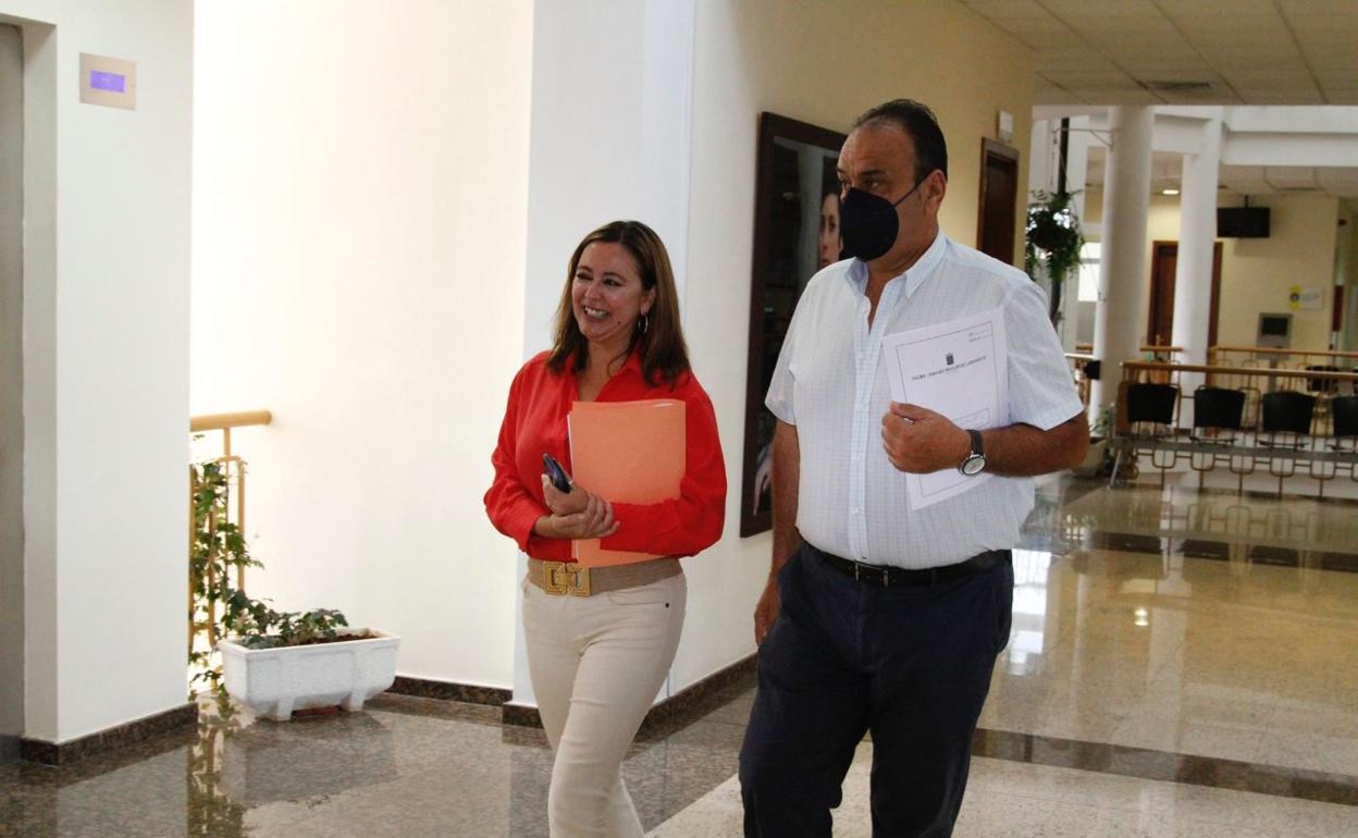 María Dolores Corujo y Andrés Stinga. 