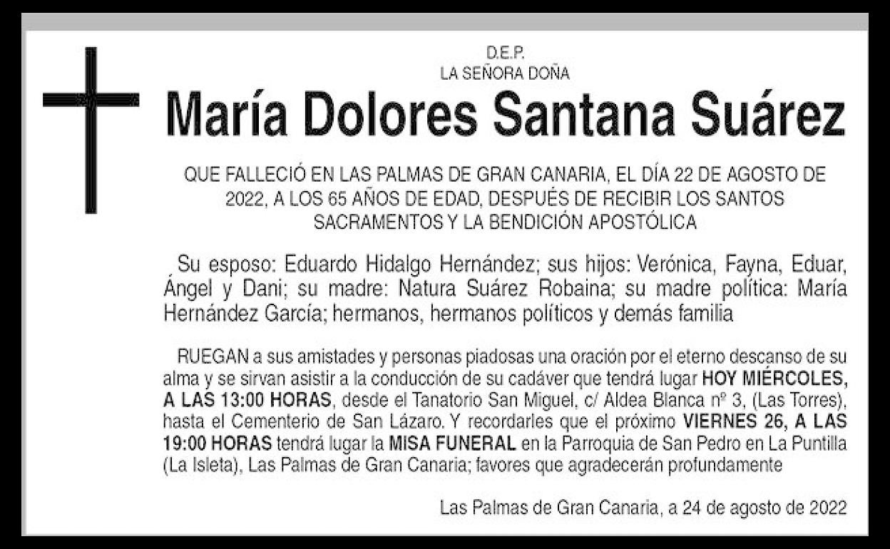 María Dolores Santana Suárez