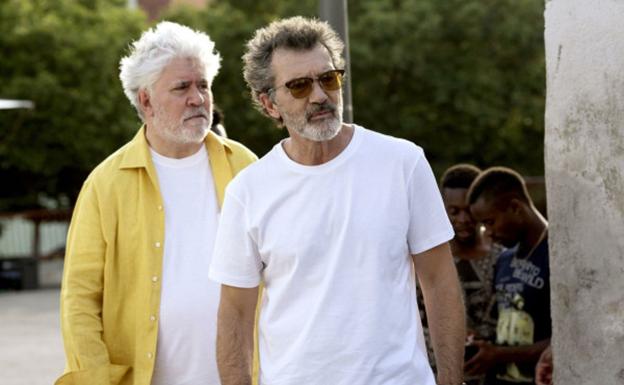 Almodóvar y Banderas. 