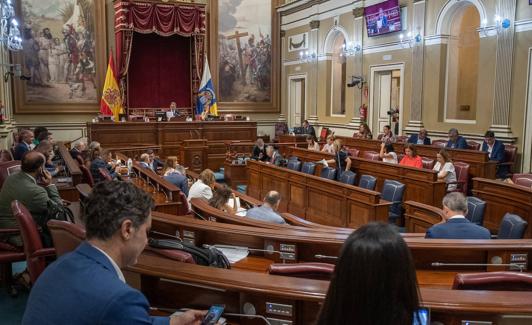 Imagen de archivo del Parlamento de Canarias. 