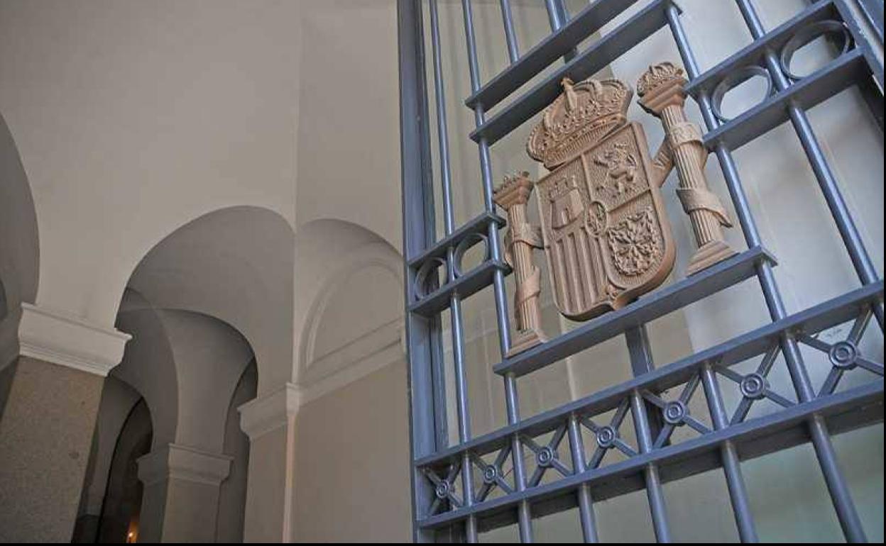 Entrada principal de la sede del Tribunal de Cuentas en Madrid.