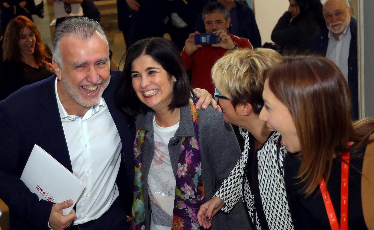 Imagen de archivo de Torres, Darias, Máñez y Fierro en un acto del partido. 