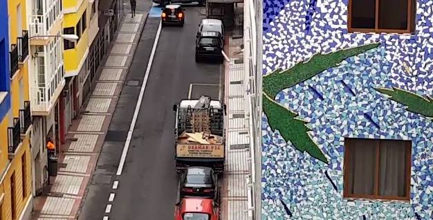 Imágenes grabadas por un vecino de la zona. 