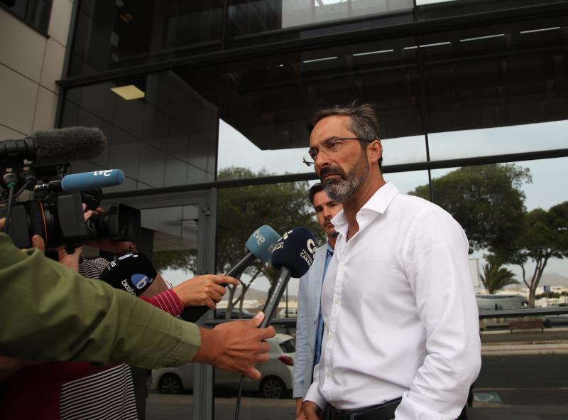 Pedro San Ginés, ante la sede judicial.