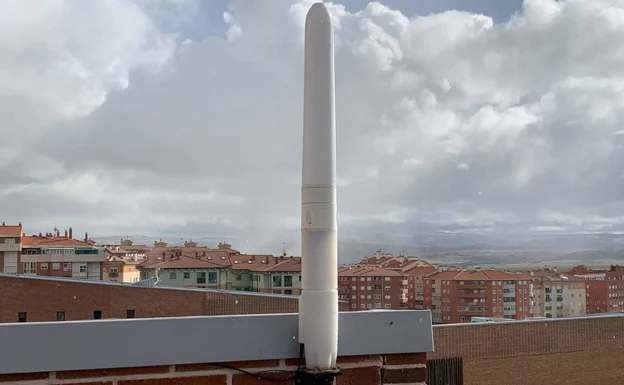 Prototipo instalado en la universidad de Ávila. 