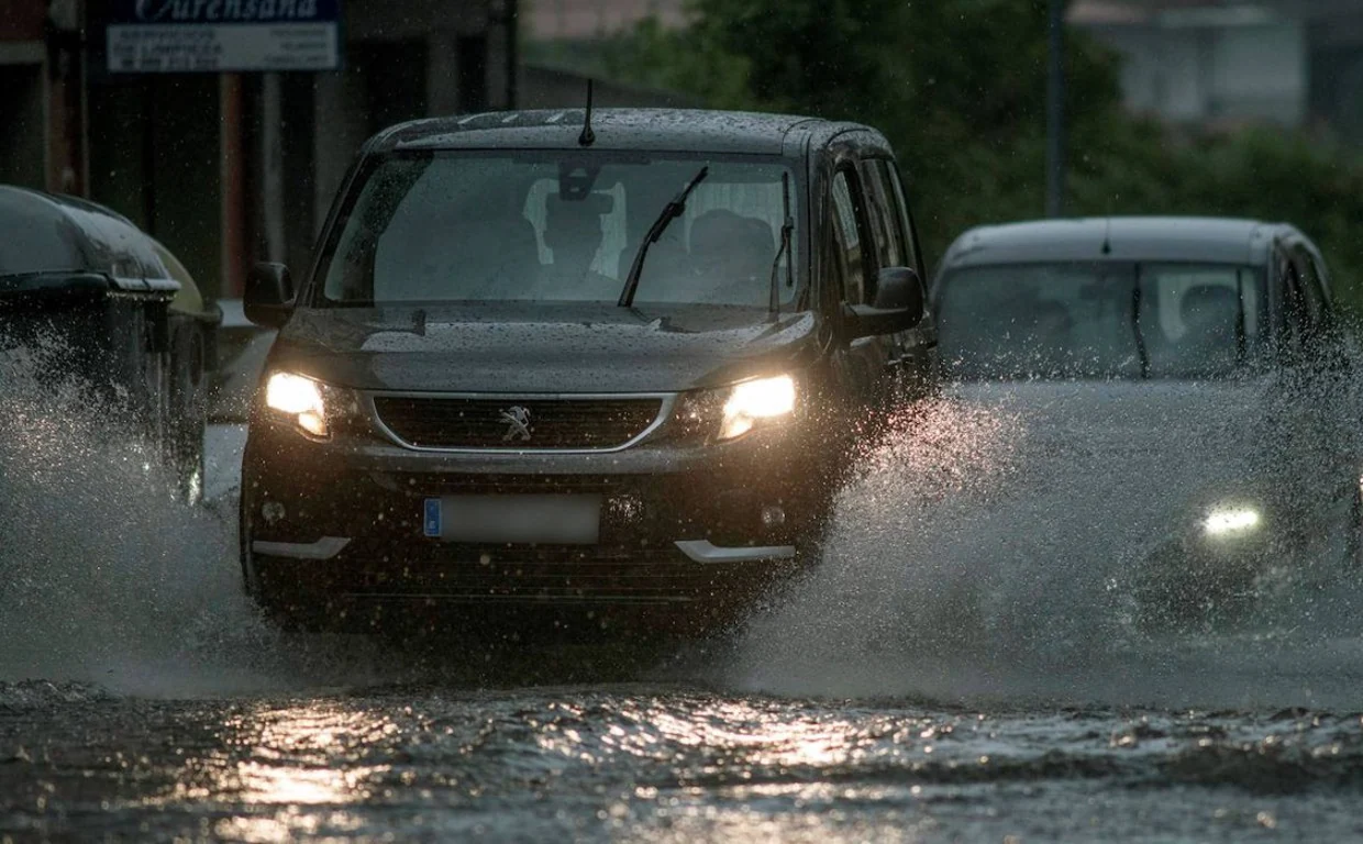 Con lluvia la conducción se hace más peligrosa