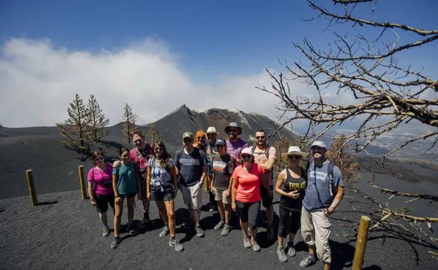 Foto del grupo de senderistas. 