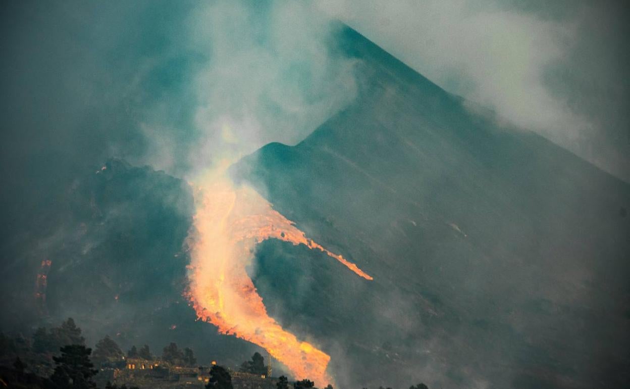 Volcán de La Palma del que se cumple, el próximo 19 de septiembre, un año de su erupción. 