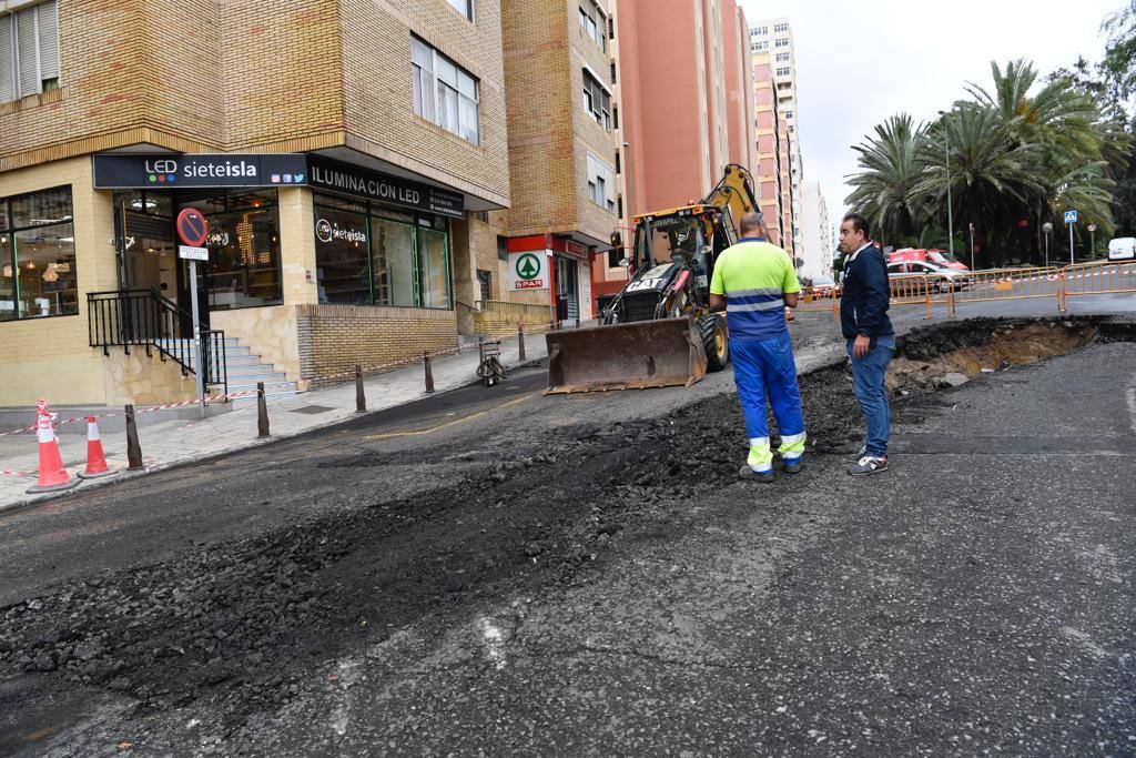 Fotos: Desperfectos en Gran Canaria tras el paso inminente de &#039;Hermine&#039;