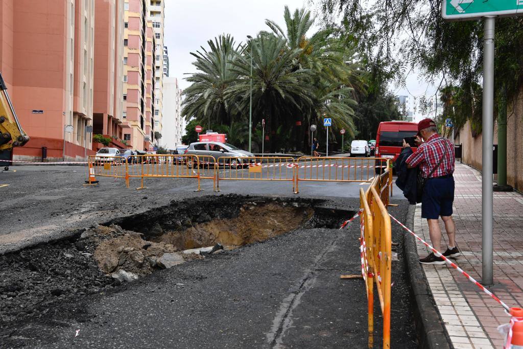 Fotos: Desperfectos en Gran Canaria tras el paso inminente de &#039;Hermine&#039;
