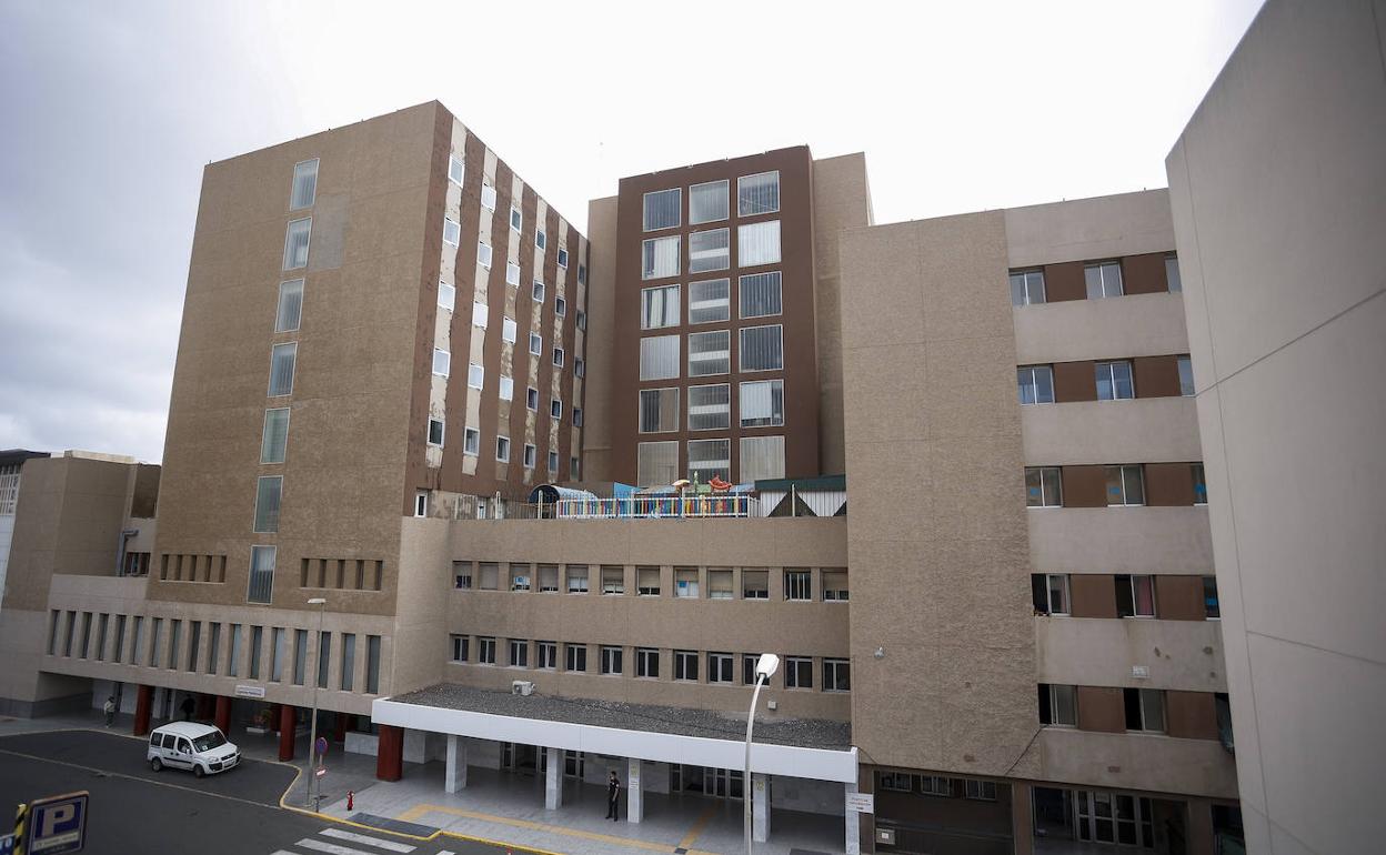 Imagen de la fachada del hospital Materno Infantil. 