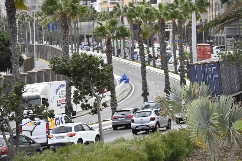 Imagen de archivo de la Avenida Marítima de la capital grancanaria. 