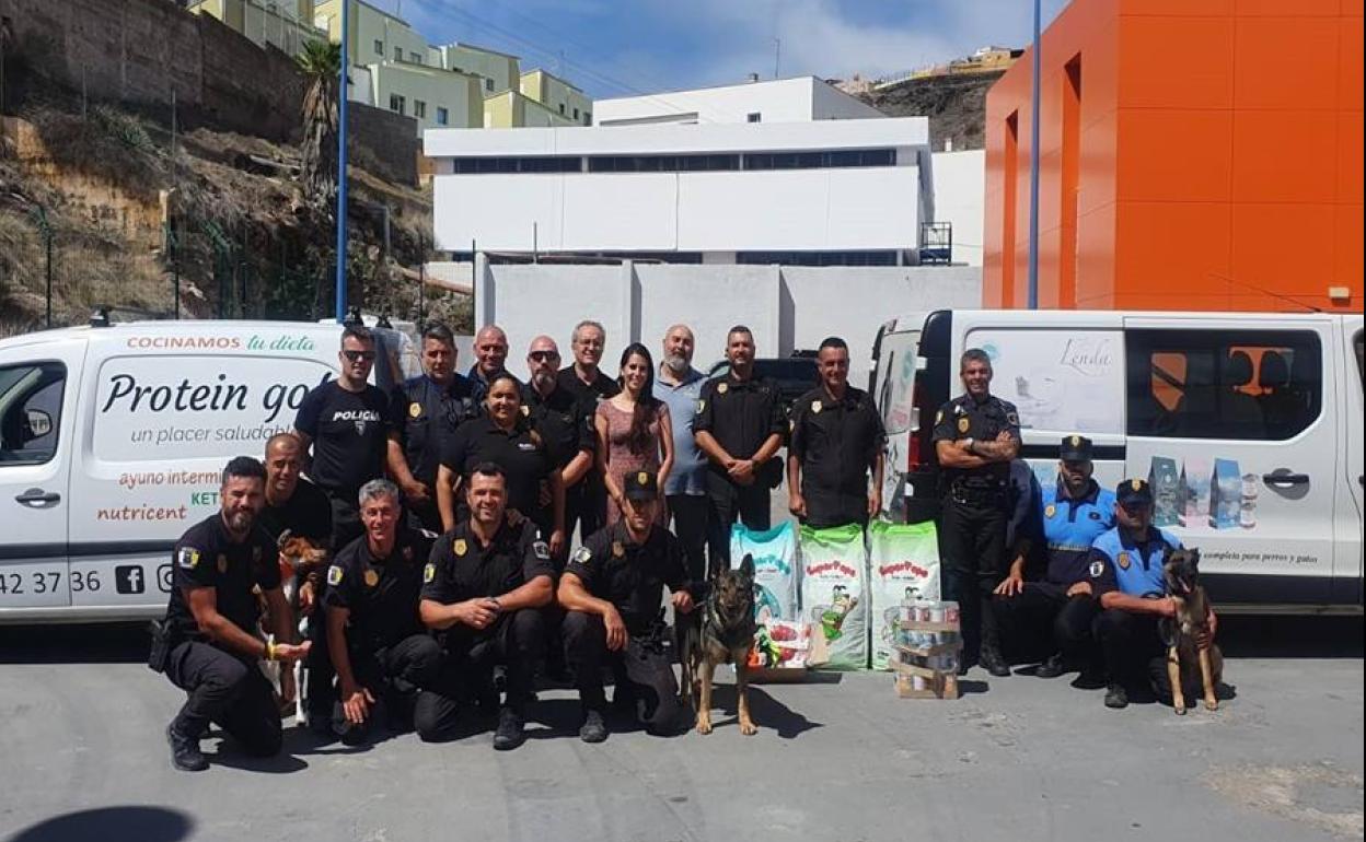 Más de 600 kilos de comida para animales abandonados en la capital grancanaria