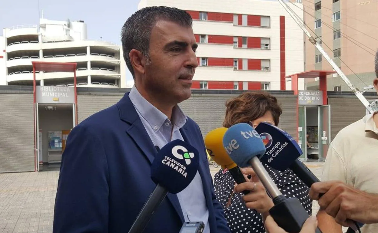 Manuel Domínguez, presidente del PP de Canarias. 