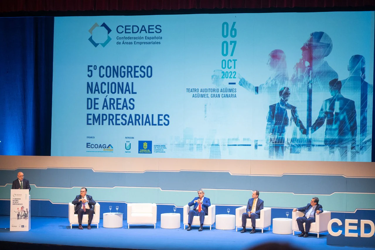 Antonio Morales interviene en el 5º Congreso Nacional de Áreas Empresariales este jueves 