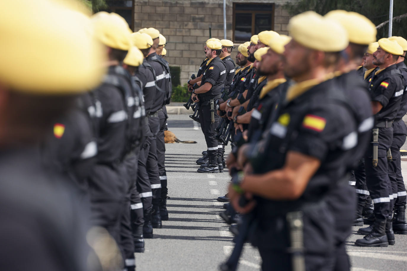 Fotos: Desfile de la UME por la festividad de Nuestra Señora del Rosario, su patrona