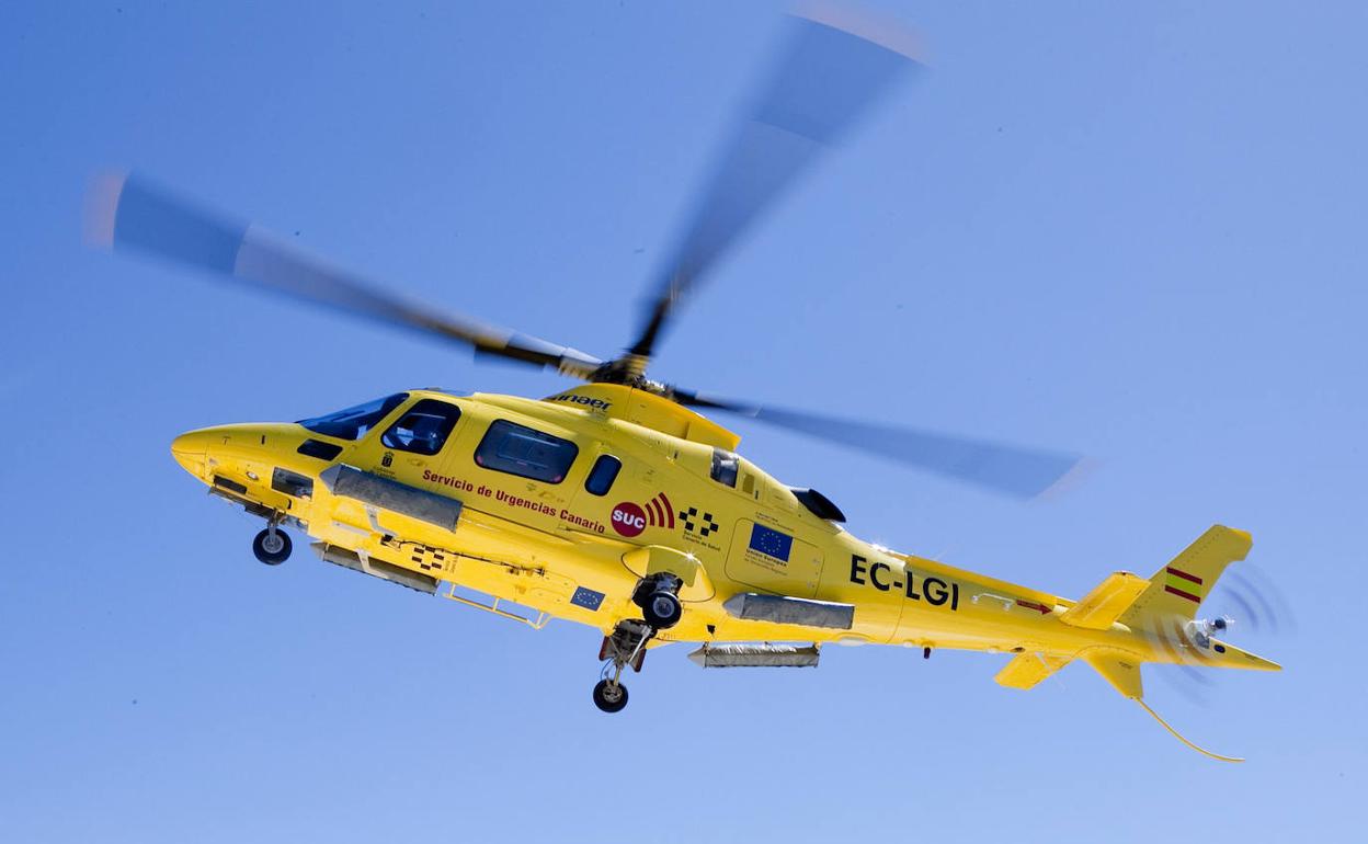 Imagen de archivo de un helicóptero del SUC. 