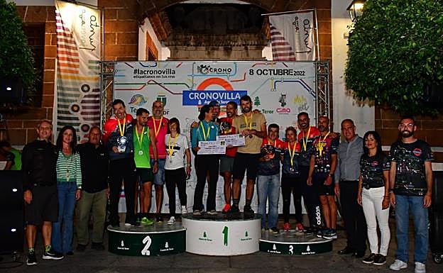 Imagen principal - Éxito y diversión en la 6ª edición de la CronoVilla Aguas de Teror